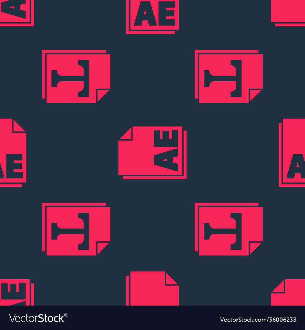 Set text file document and ae vector image Set text file document and ae