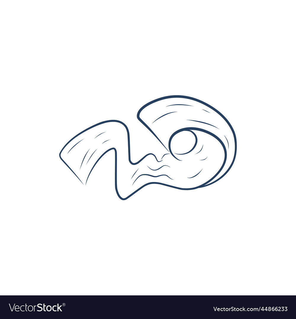Single bacon line icon in linear style isolated vector image Single bacon line icon in linear style isolated