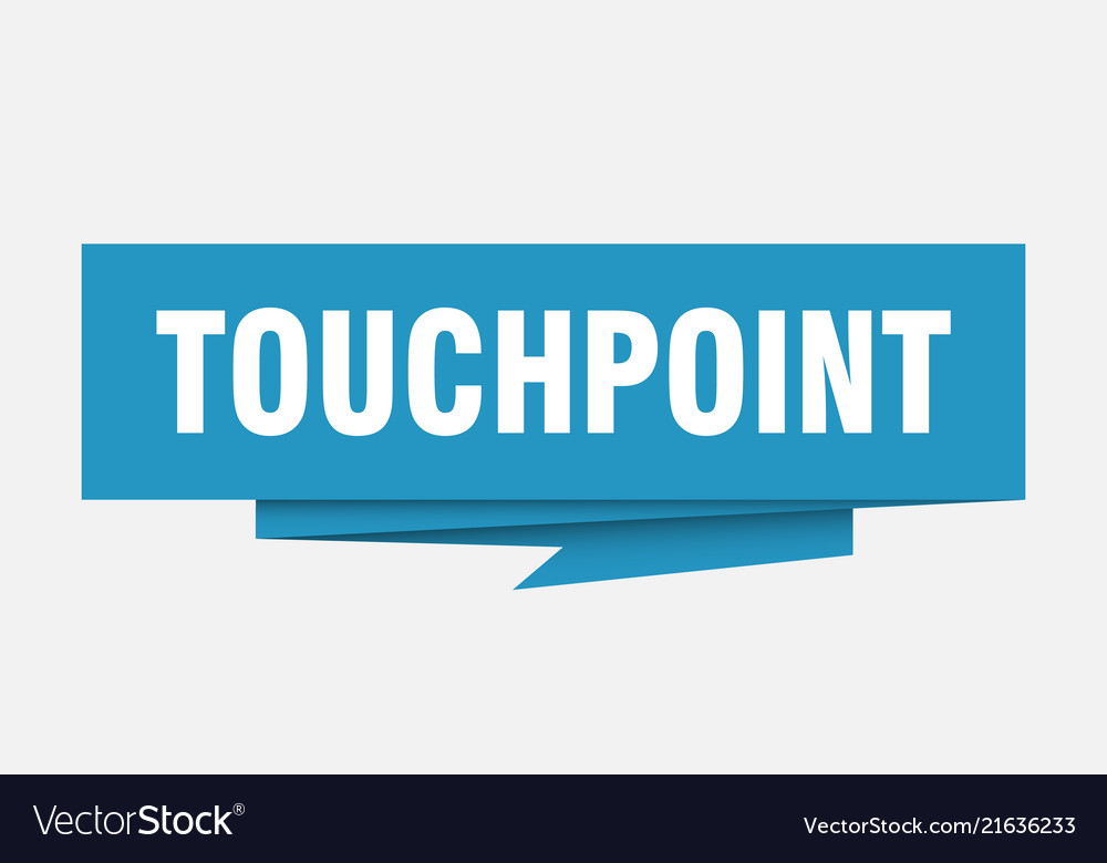 Touchpoint Royalty Free Vector Image - VectorStock