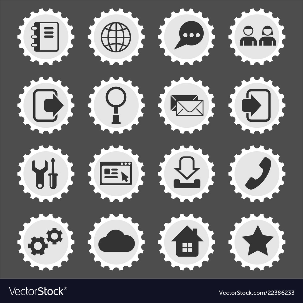 Web tools icon set