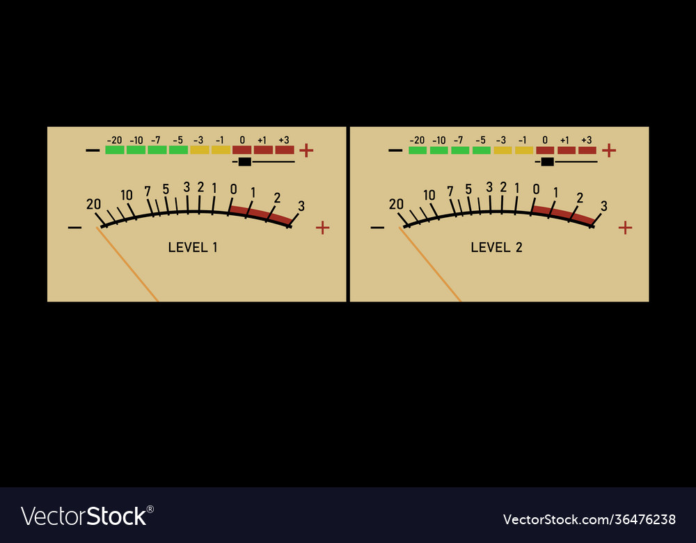 Analog signal level indicator
