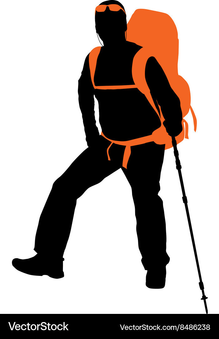 Backpacker Royalty Free Vector Image - VectorStock