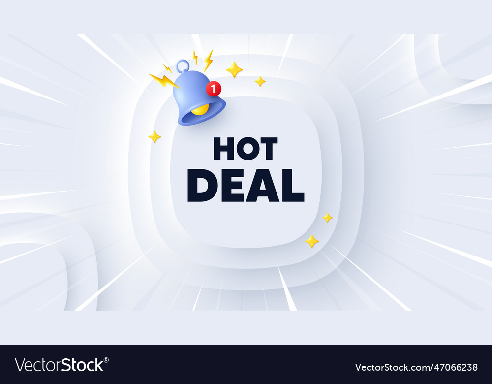 Hot deal symbol special offer price sign