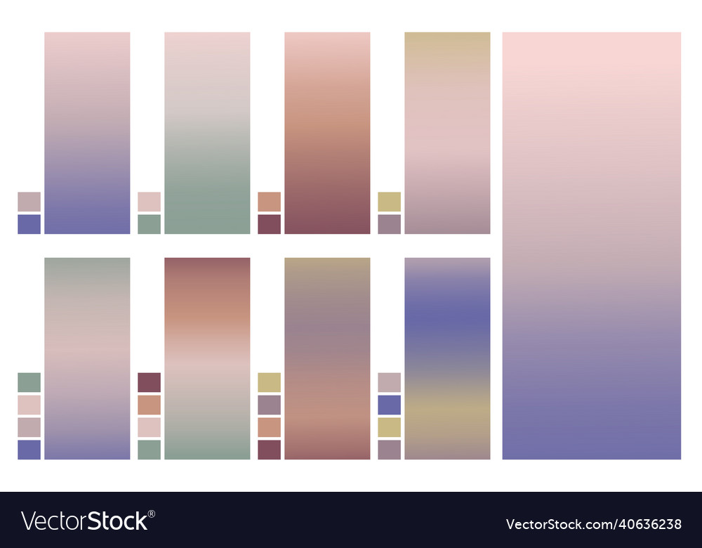 Soft gradient color background design creative Vector Image Soft gradient color background design creative