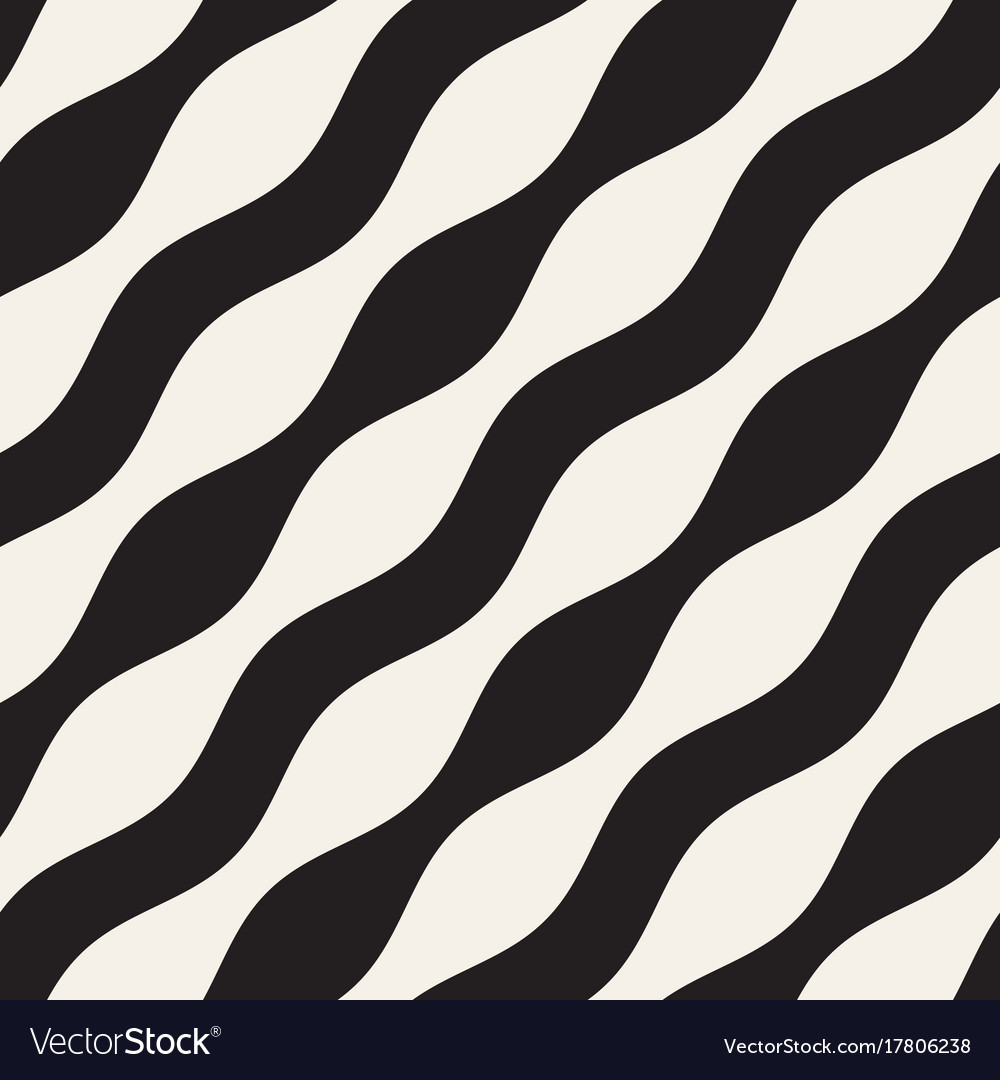 Wavy stripes seamless pattern retro