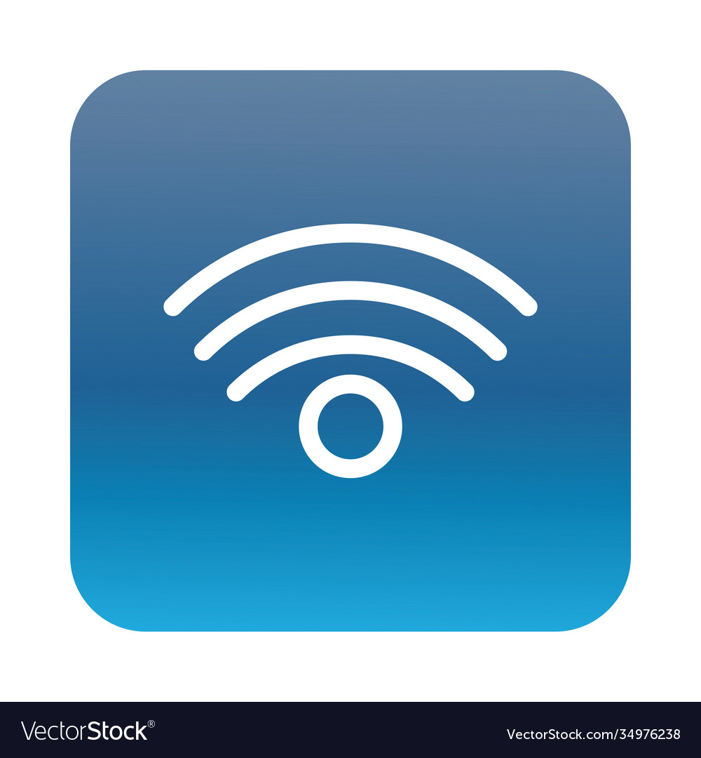 Wifi connection signal block gradient style icon
