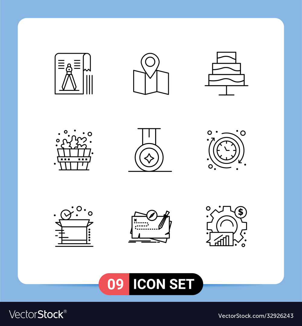 9 universal outlines set for web and mobile