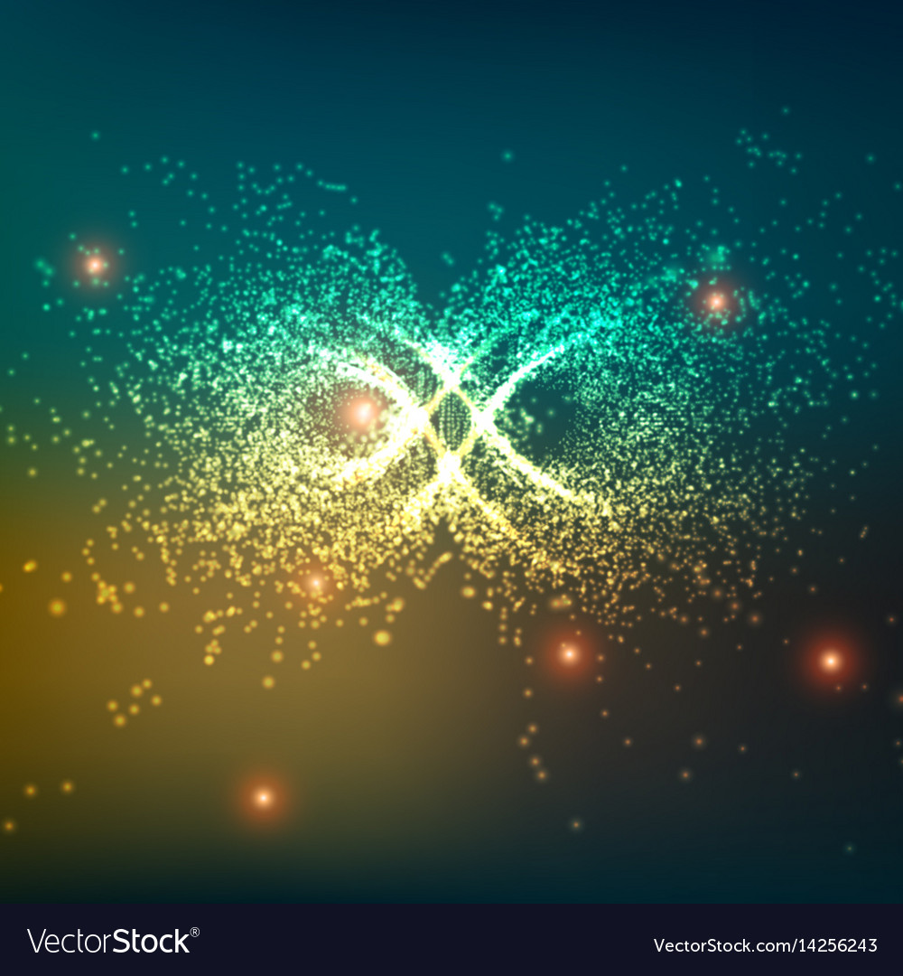 Abstract space background explosion