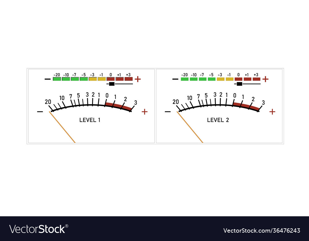 Analog level indicator