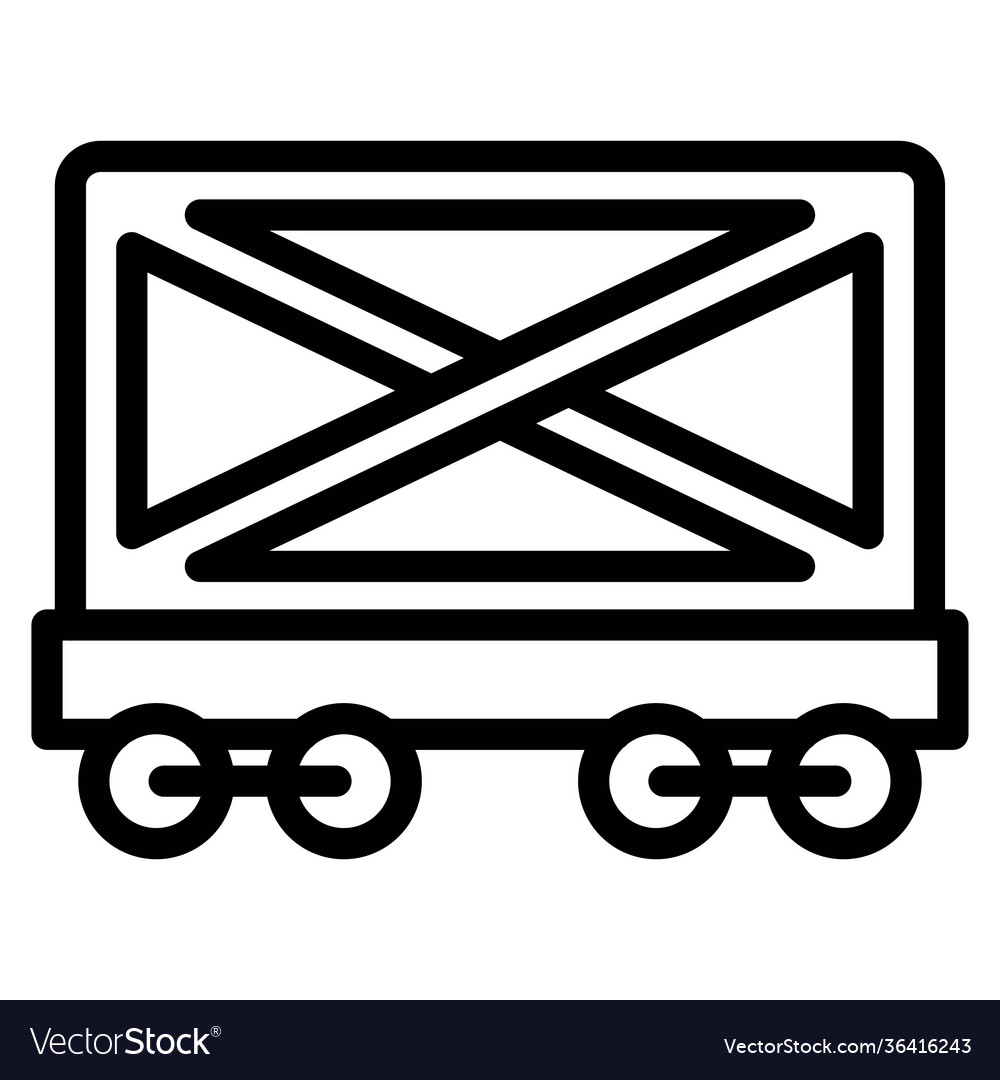 Bogie container icon transportation related