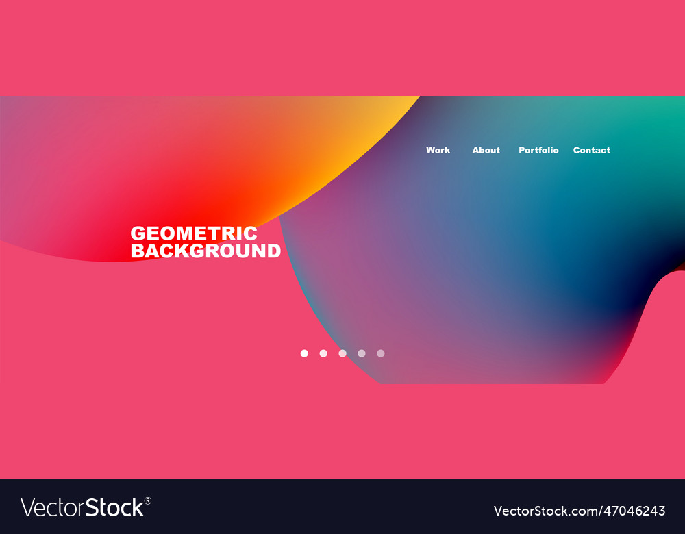 Fluid shapes abstract background
