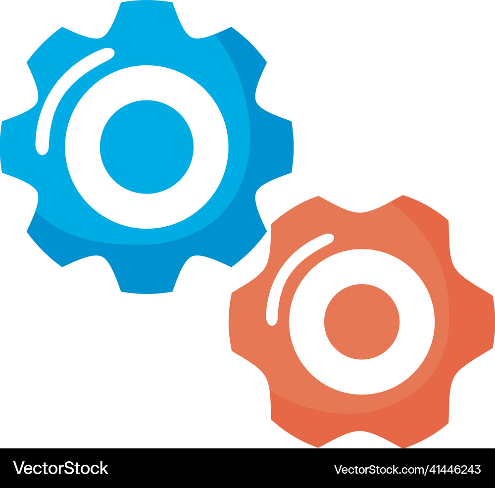 Gears machine tools Royalty Free Vector Image - VectorStock