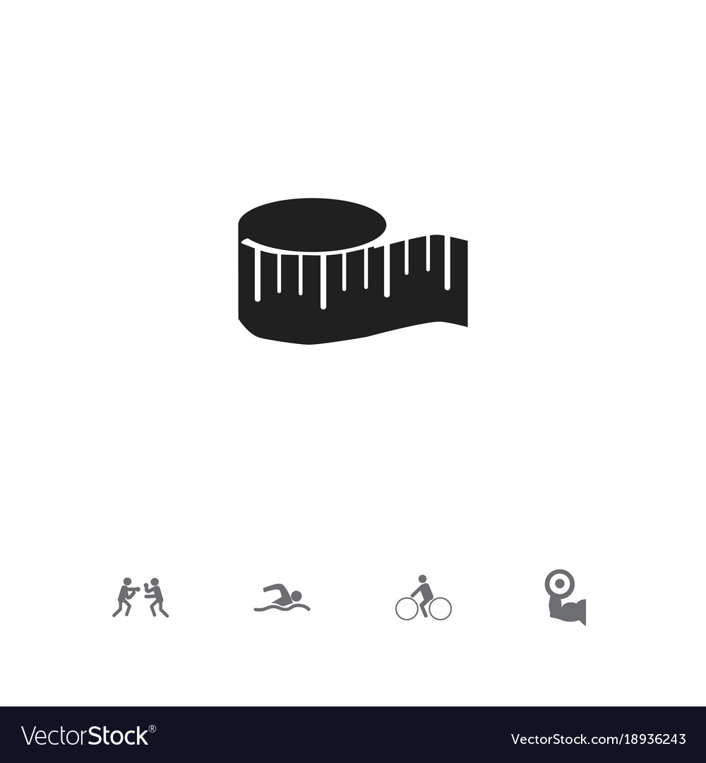 Set of 5 editable active icons includes symbols