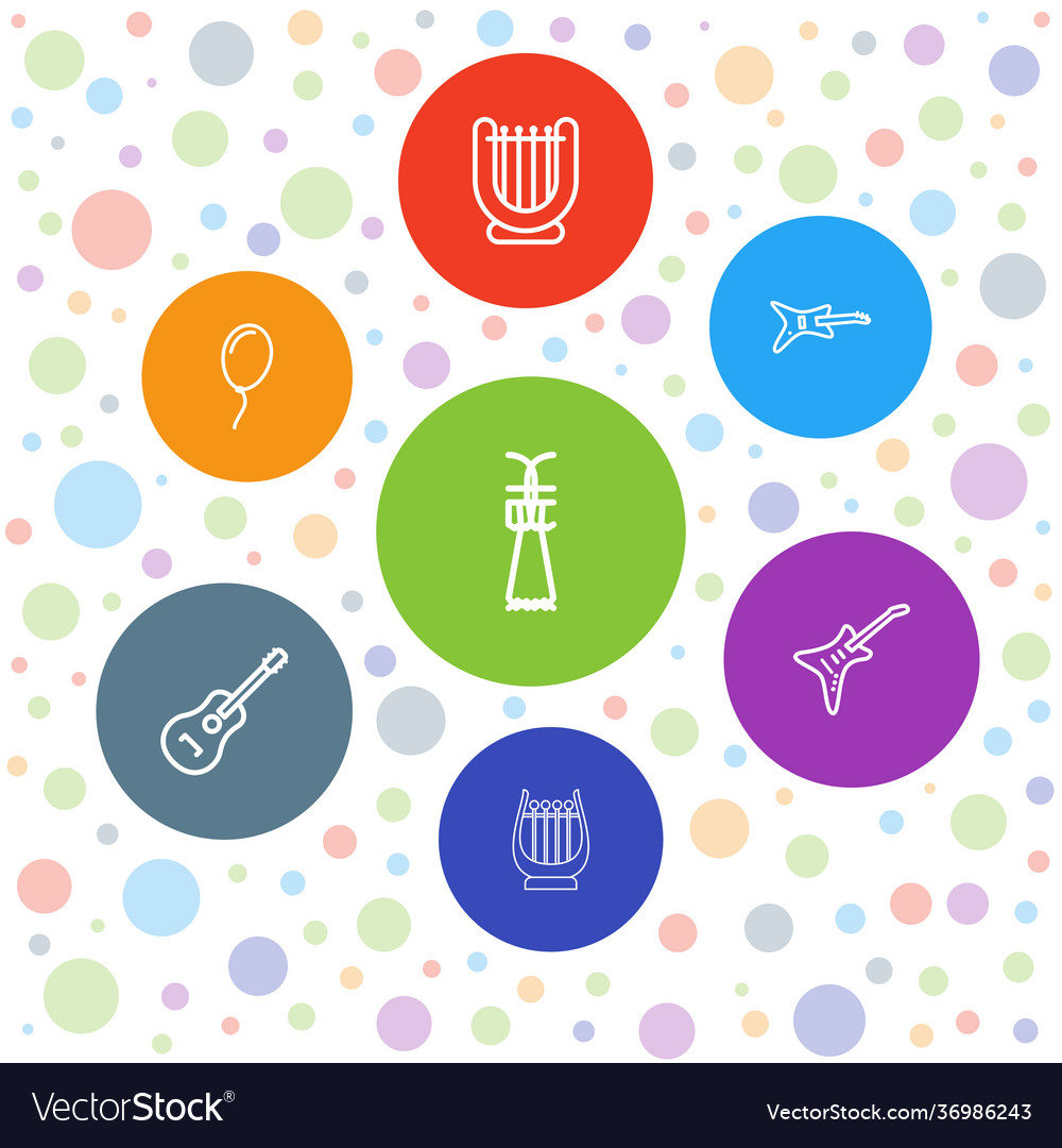 String icons vector image String icons