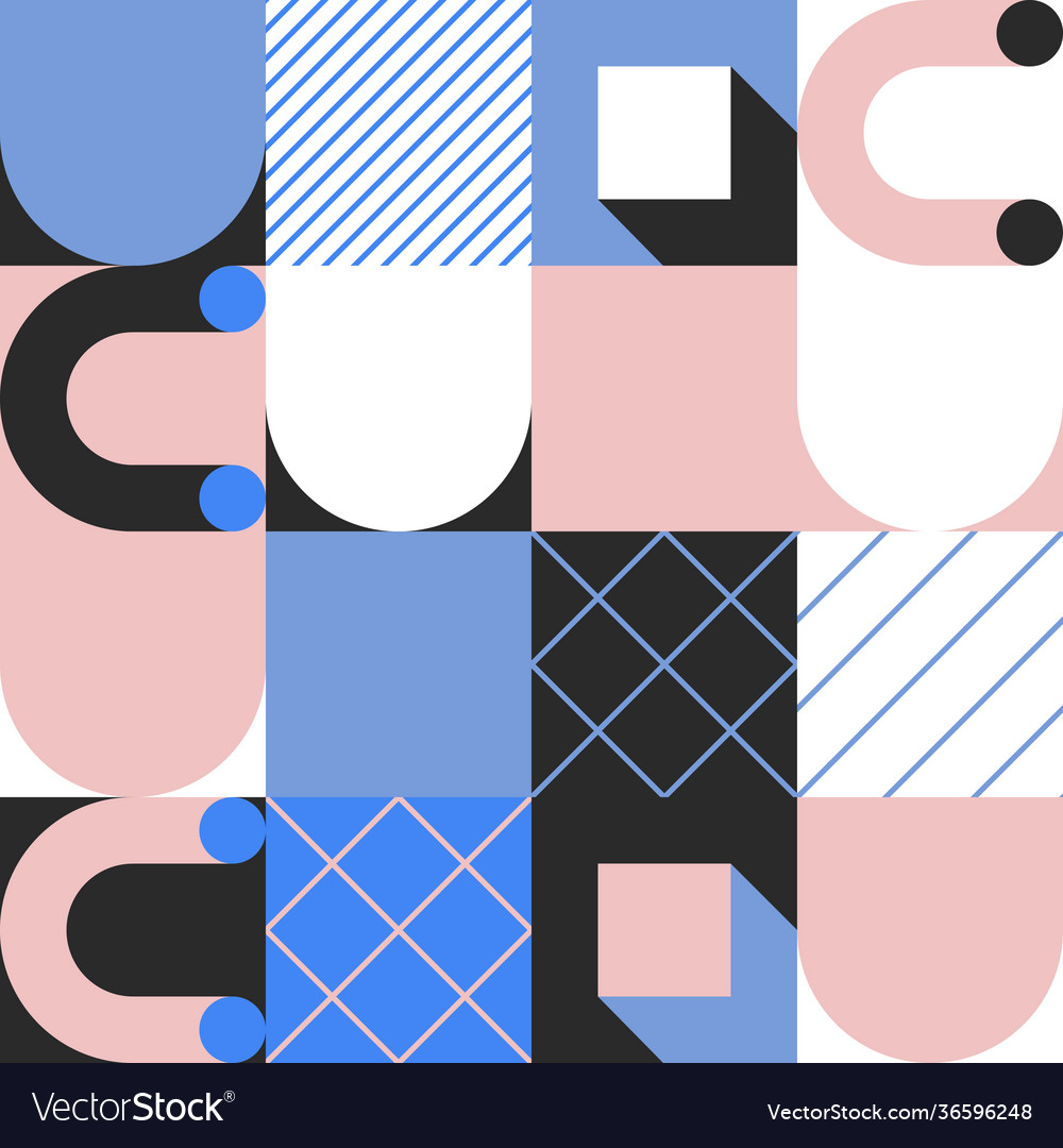 Abstract pattern design elements vector image Abstract pattern design elements