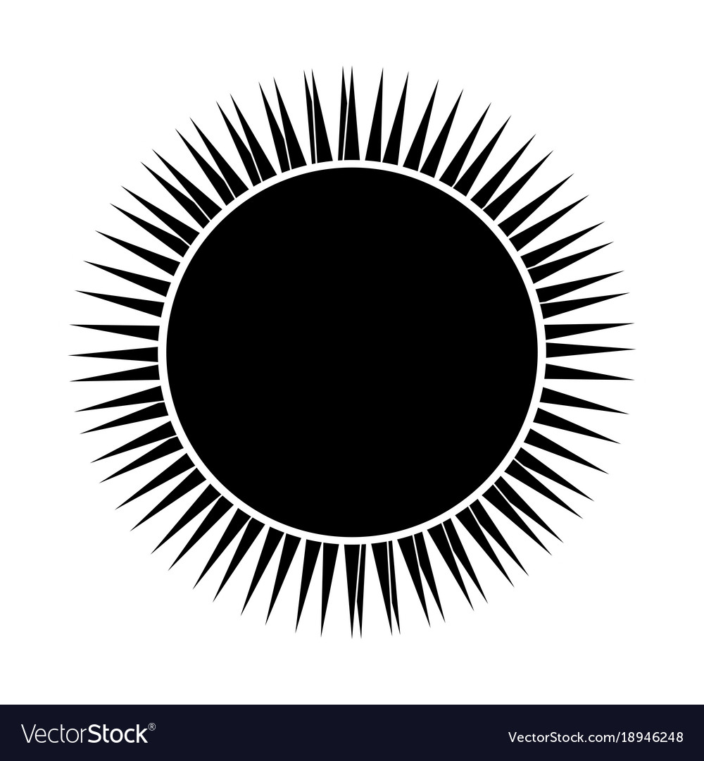 Abstract sun shape