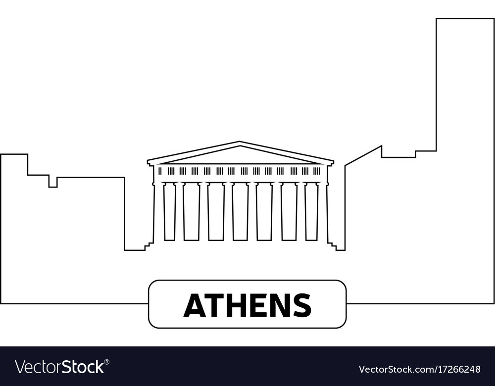 Stadtbild von Athens