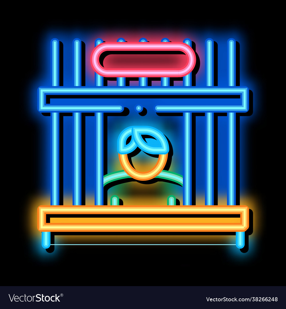 Collection point pawnshop neon glow icon