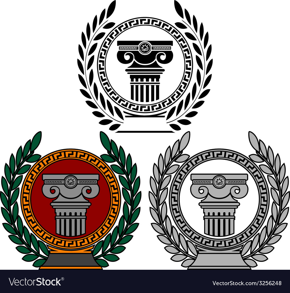 Glory of ancient art Royalty Free Vector Image