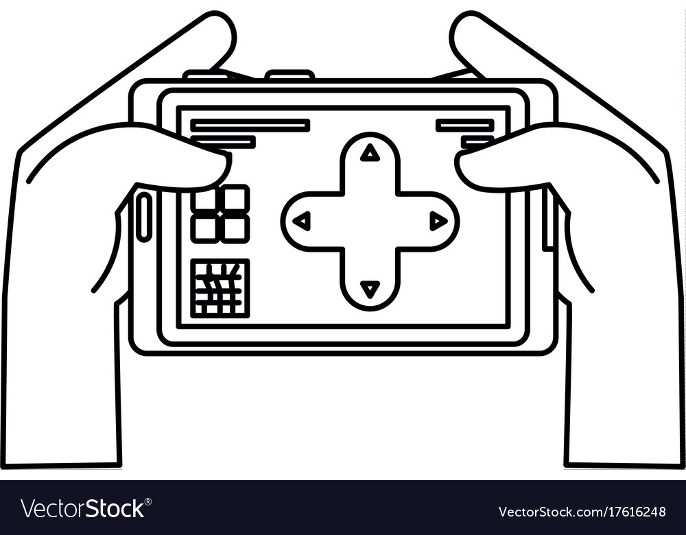 Hand user with drone remote control icon