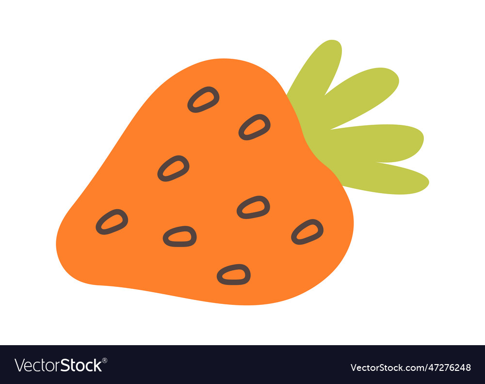 Strawberry fruit icon Royalty Free Vector Image
