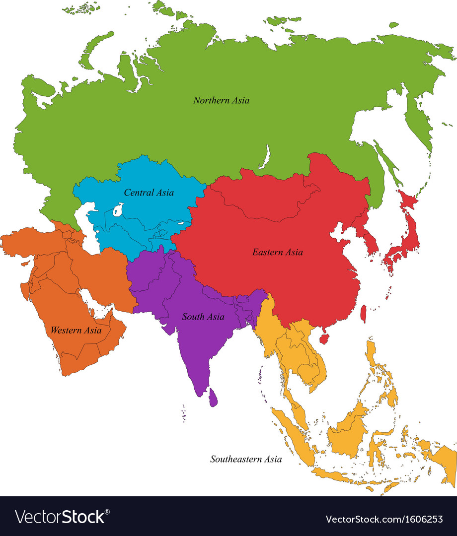 Asia License Plate Map