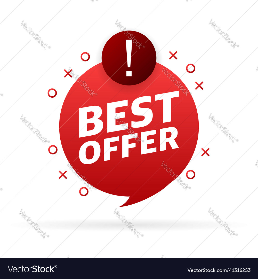 Best offer sale banner design black