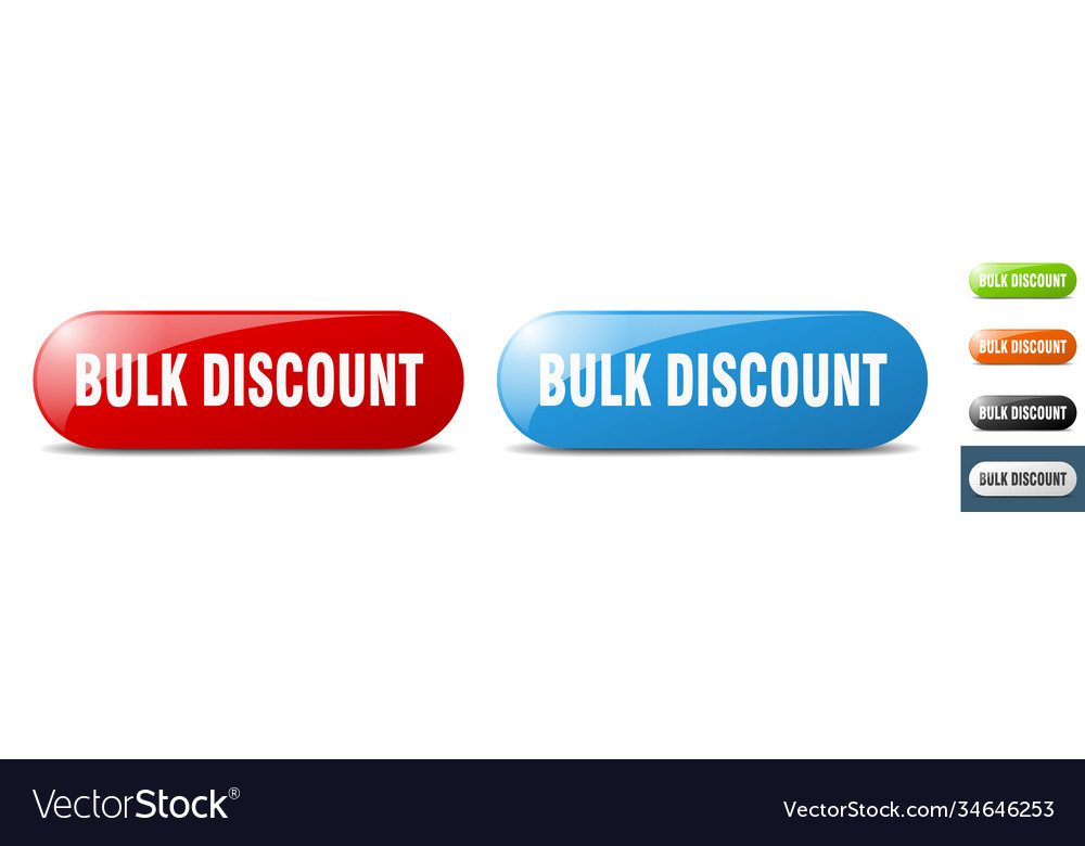 Bulk discount button key sign push set