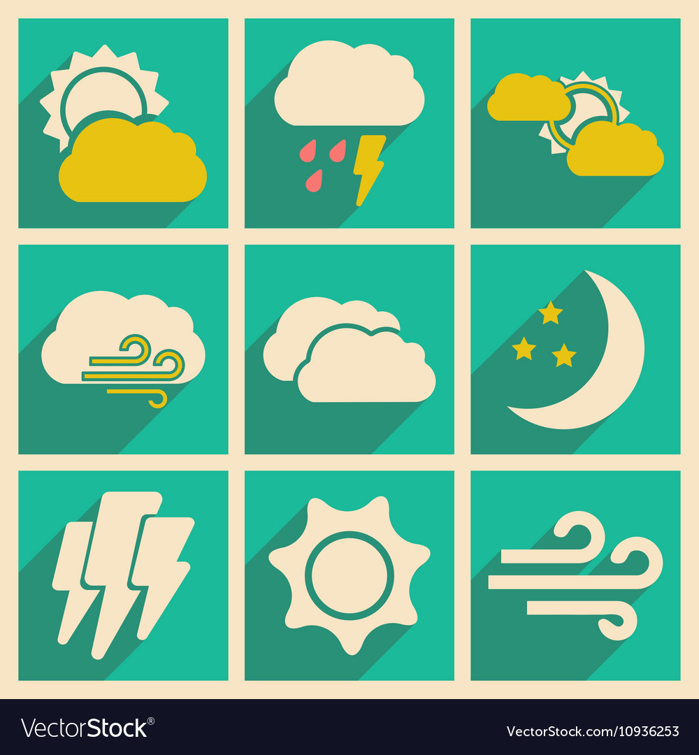 Flat with shadow concept and mobile application