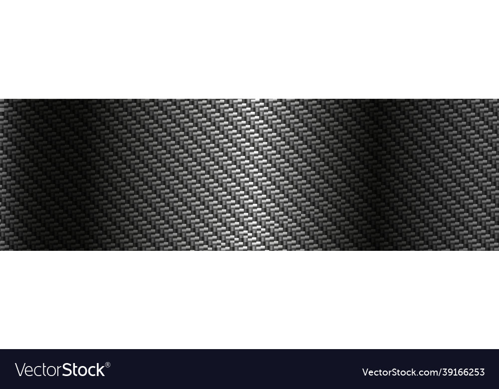 Panoramic texture of black and gray carbon fiber