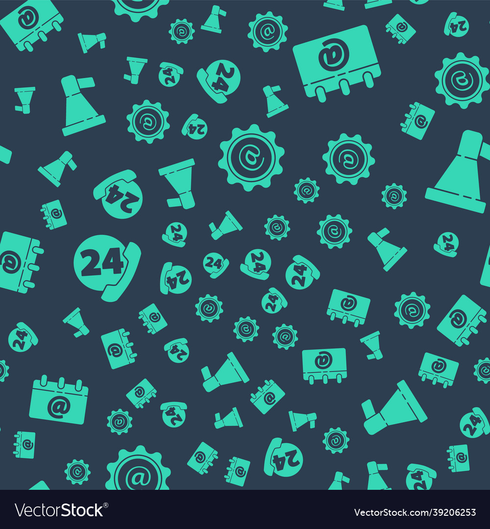 Set mail and e-mail calendar with email vector image Set mail and e-mail calendar with email
