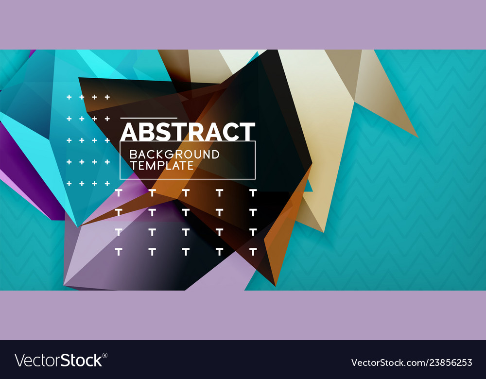 Triangular low poly background design