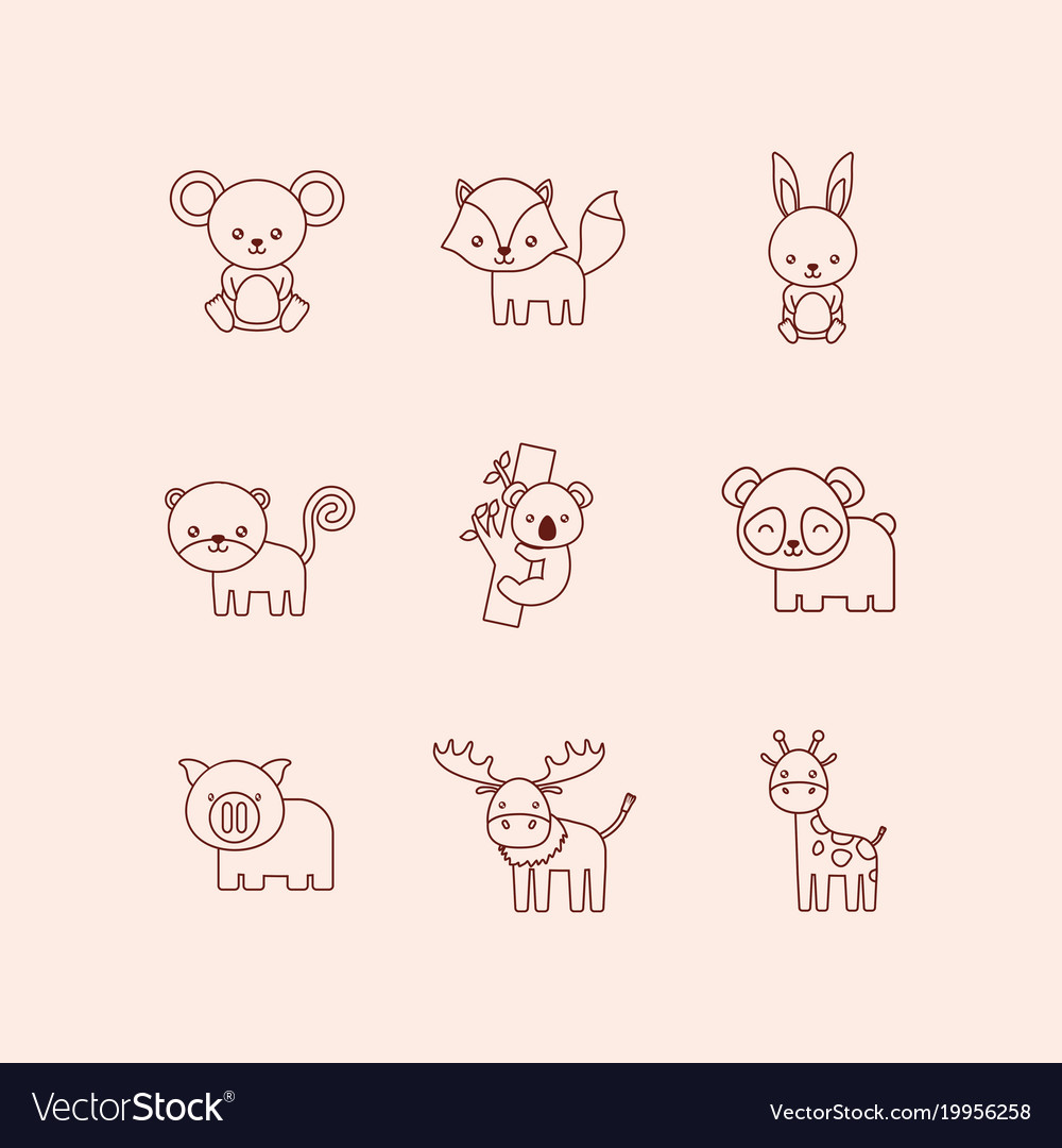 Cute animals design