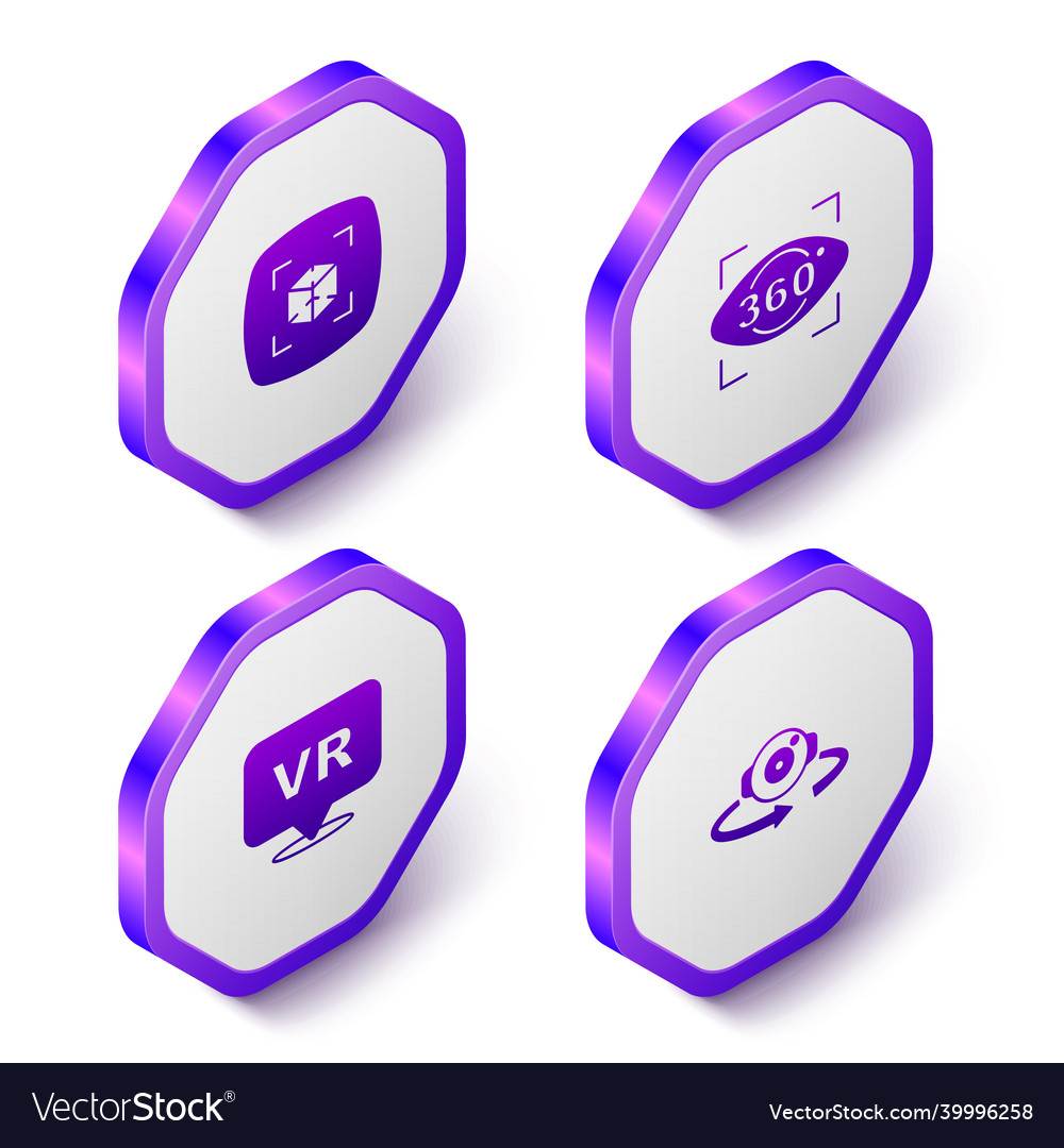 Set isometric 3d modeling 360 degree view vector image Set isometric 3d modeling 360 degree view