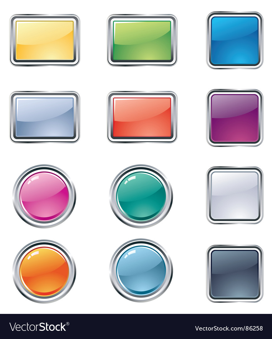 Shiny Multicolor Buttons