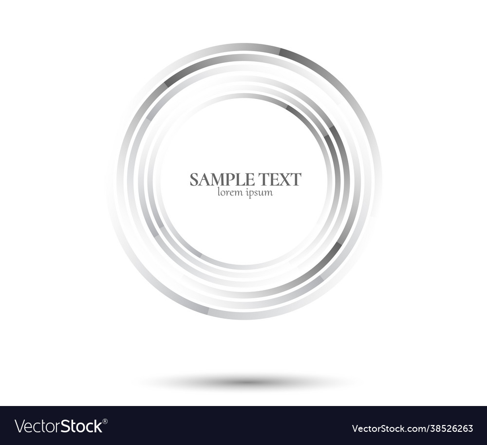 Abstrakte Linien in Kreisform Designelement vector image Abstrakte Linien in Kreisform Designelement