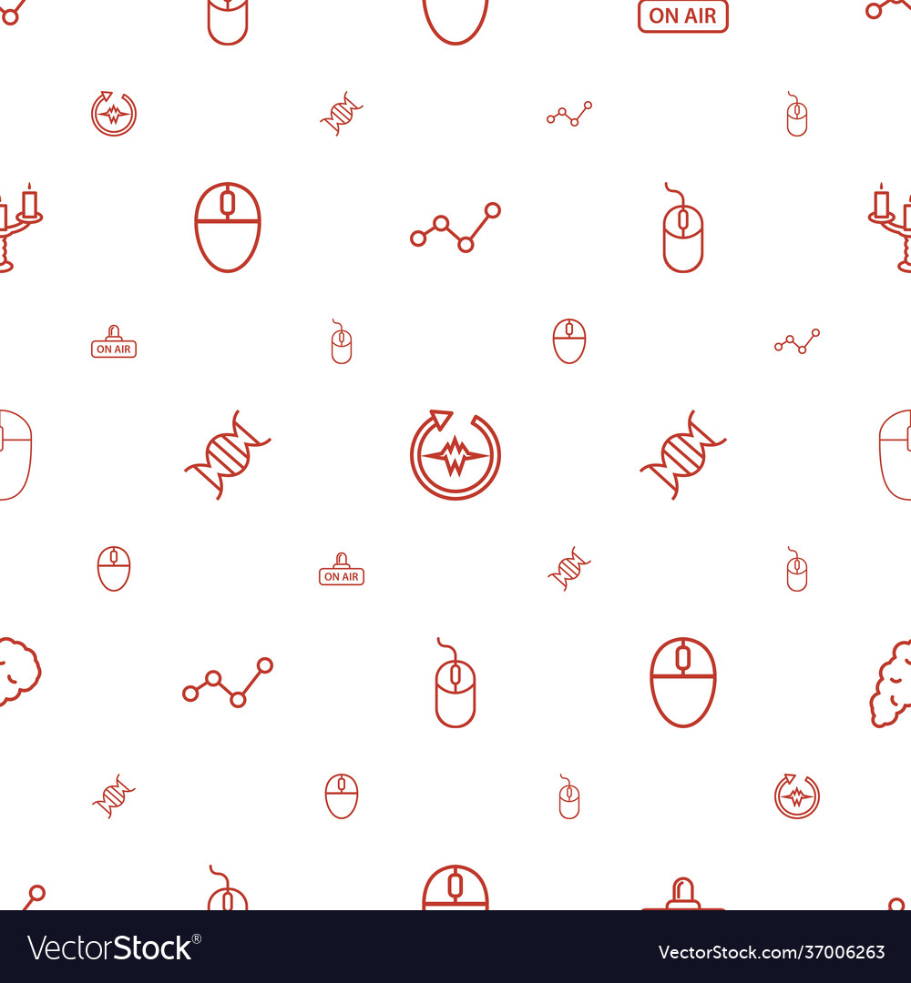 Curve icons pattern seamless white background