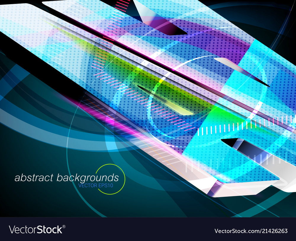 Dynamic Abstract Color Shapes