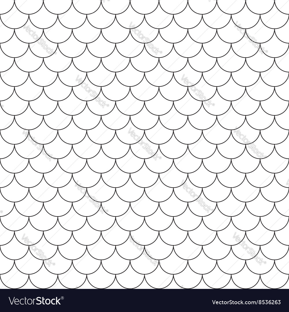 Download Fish scales simple seamless pattern Royalty Free Vector