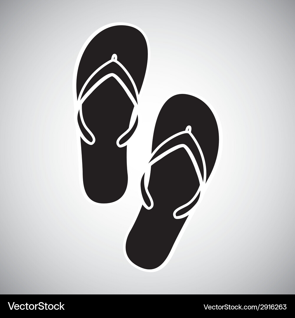 Flip flops Royalty Free Vector Image - VectorStock