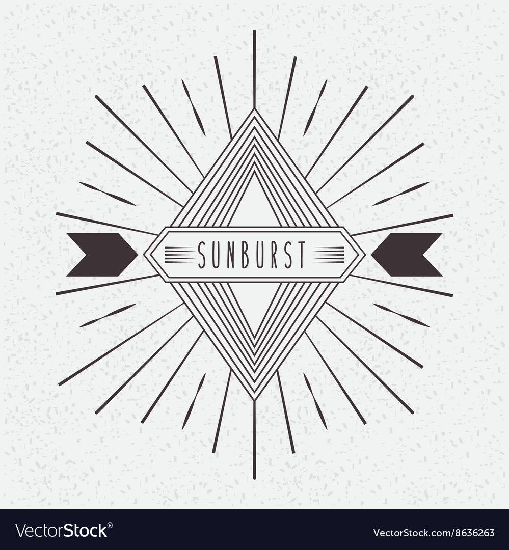 Sunburst frame design