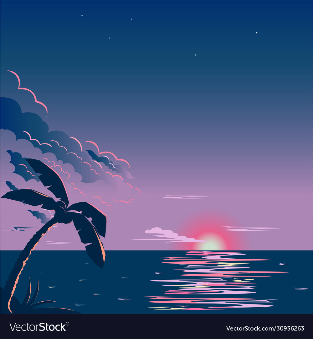 Tropical sunset