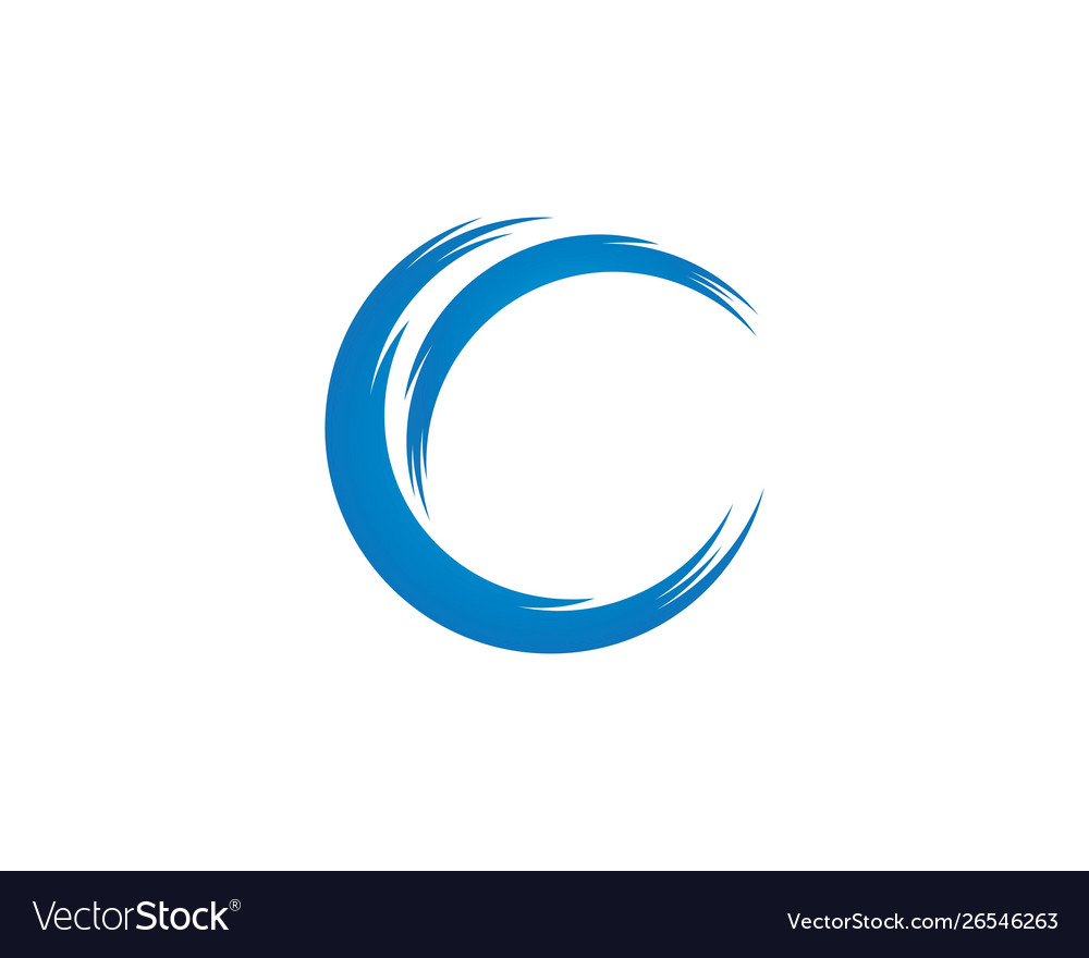 Water wave symbol and icon logo template