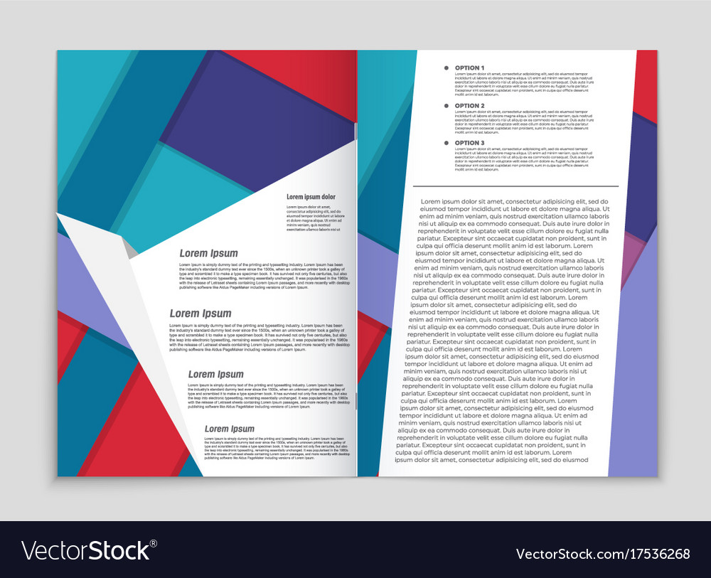 Abstract layout background set for art