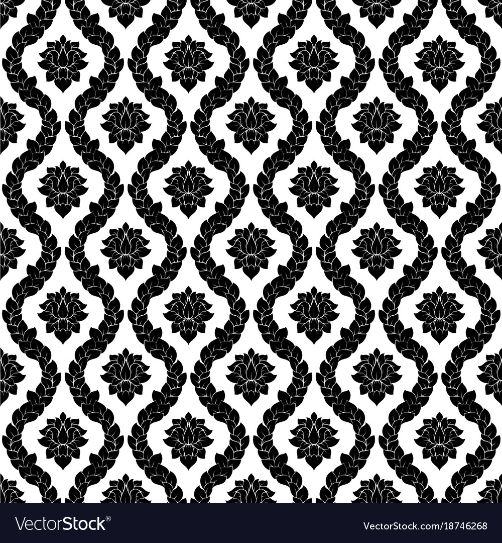 Damask seamless pattern