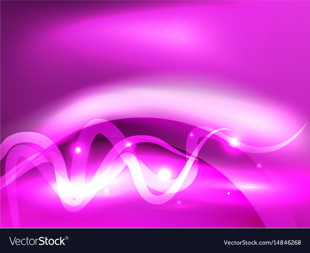 Glowing shiny wave background Royalty Free Vector Image