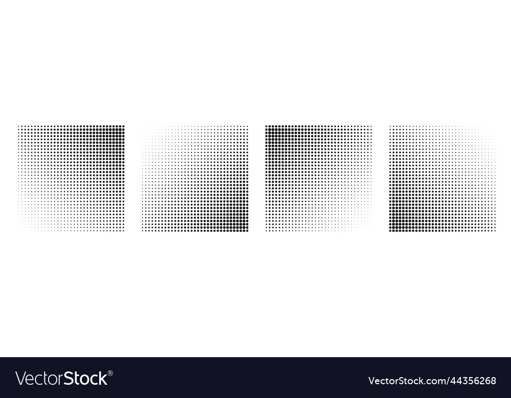 Grunge Halftone Square Pattern