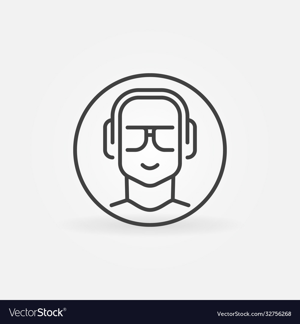Man with Headphones - Music Icon