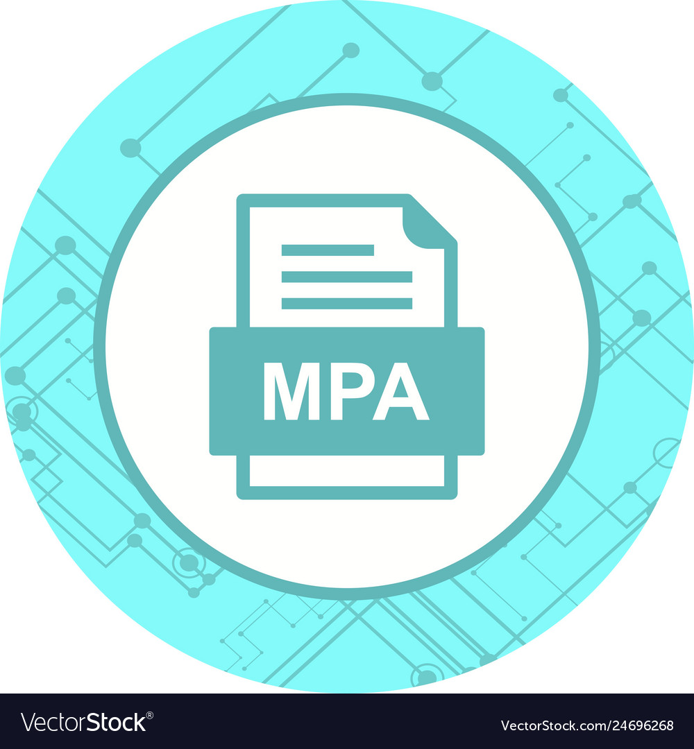 Mpa file document icon