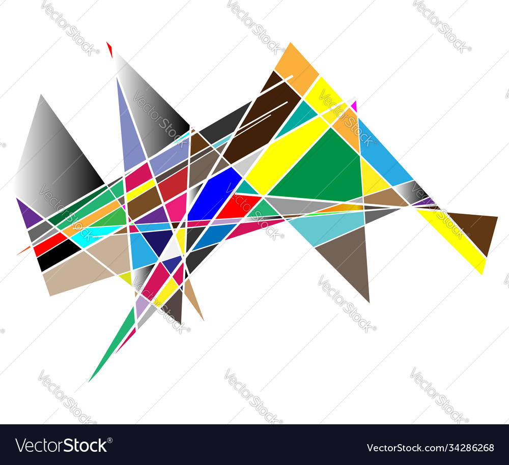 Noise glitch concept abstract colorful random vector image Noise glitch concept abstract colorful random